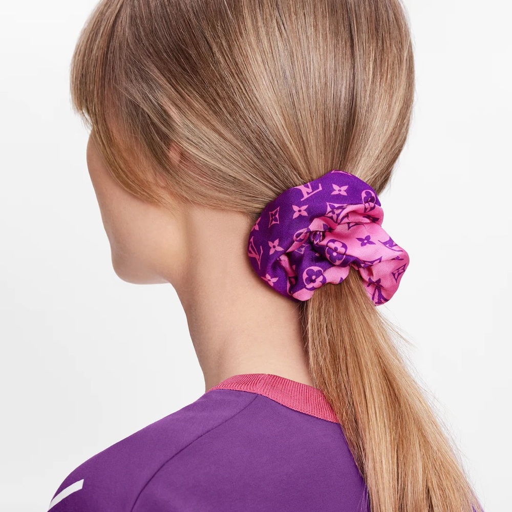 Louis Vuitton Scrunchie PINK/PURPLE